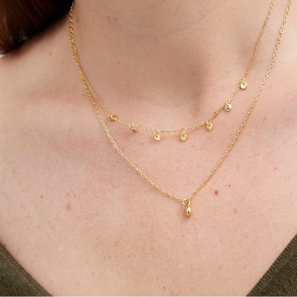 Madewell NWT Two-Pack Station &‎ Pendant Necklace Set - Picture 4 of 4